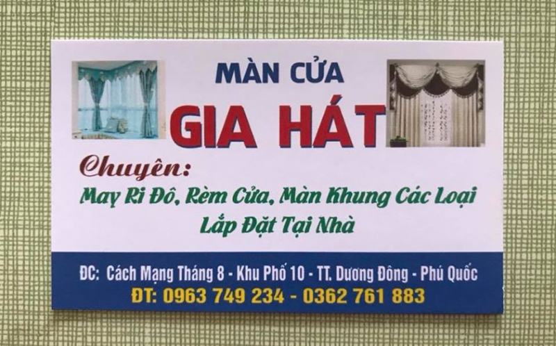Màn cửa Gia Hát