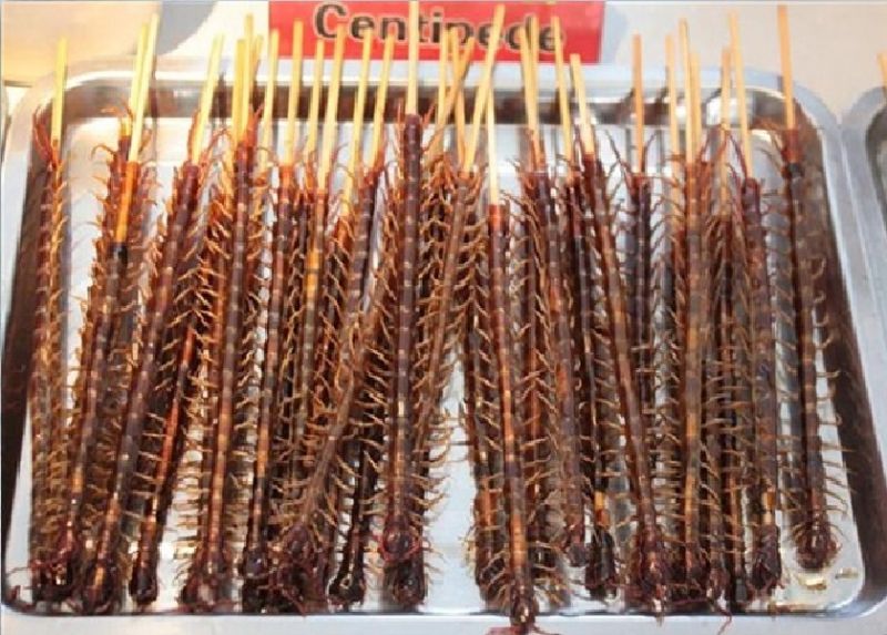 Rết chiên giòn