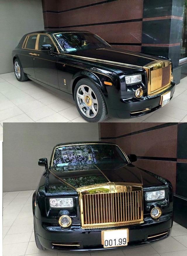 Rolls Royce Solid Phantom Gold