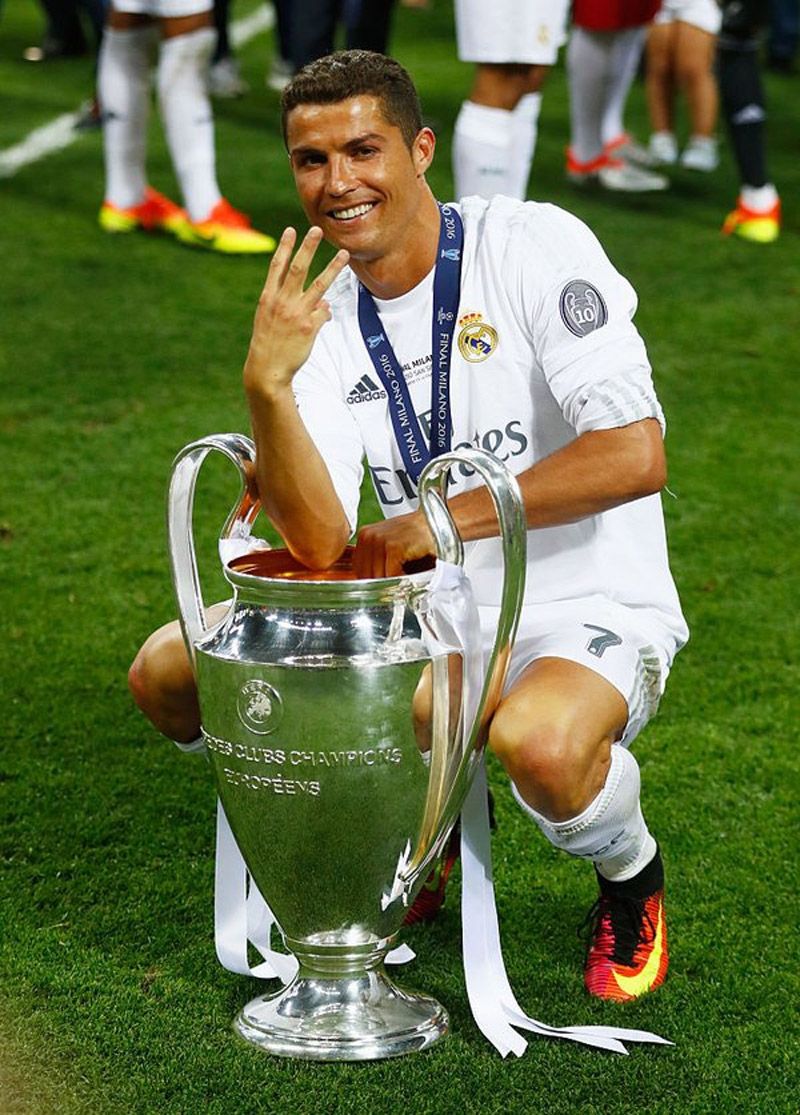 Lần thứ 3 giành cho CR7, là lần thứ 2 trong màu áo Real Madrid