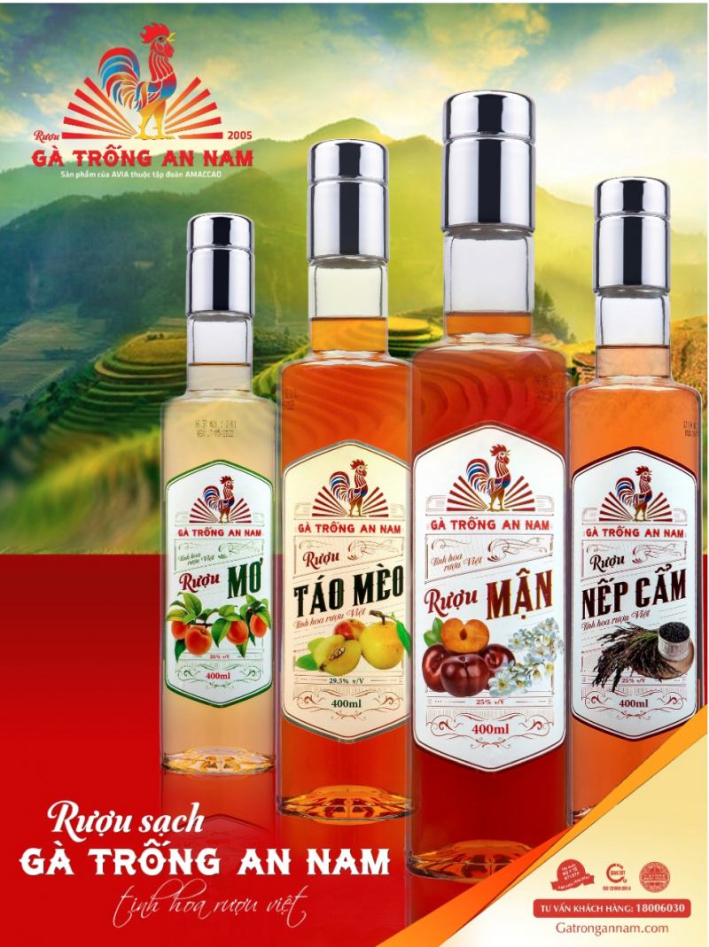 Rượu ngâm Gà Trống An Nam – Công ty CP AVIA