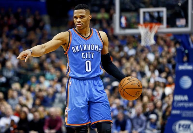 Russell Westbrook gắn bó với Oklahoma City Thunder từ năm 2008