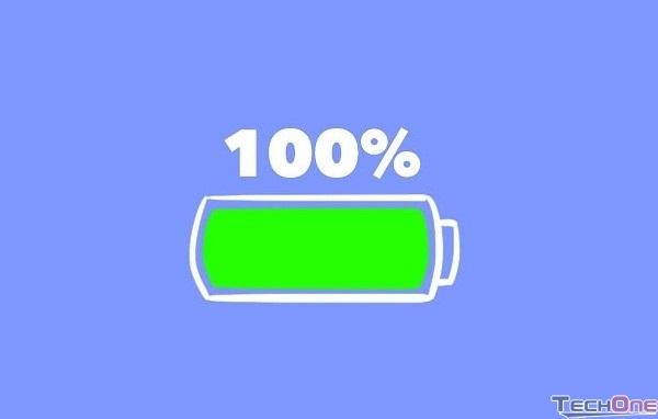 Sạc đầy 100% pin