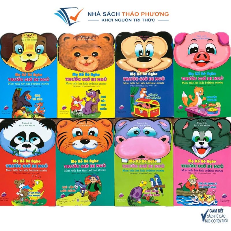 Sách - Mẹ kể bé nghe trước giờ đi ngủ (bộ 8 cuốn song ngữ Anh – Việt)