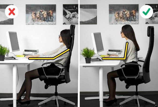 Khi bạn làm việc hay vận động sai tư thế sẽ làm tăng nguy cơ mắc bệnh xương khớp