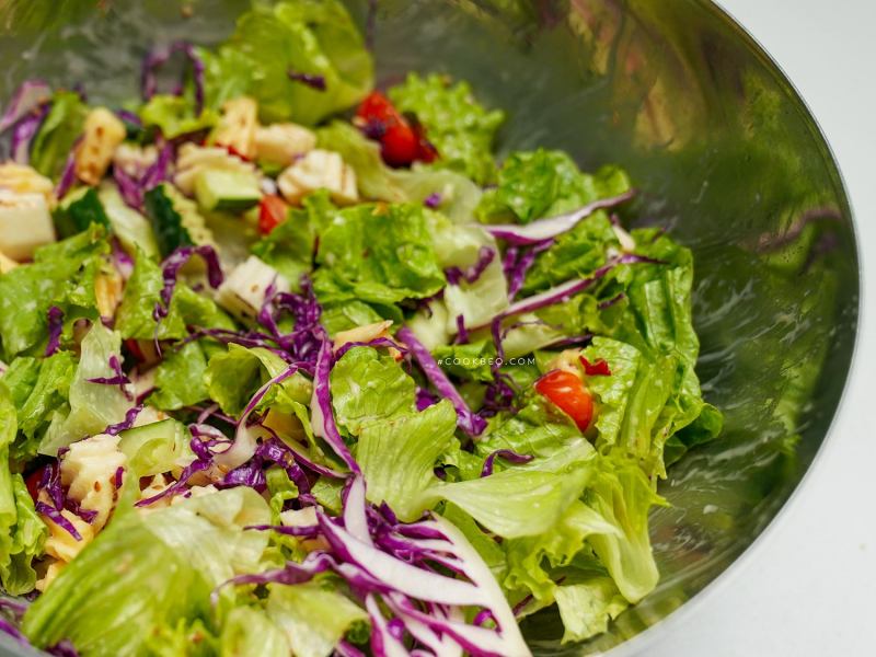 salad dưa chuột sốt mè rang