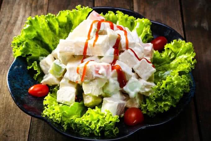 Salad Nga hoa quả