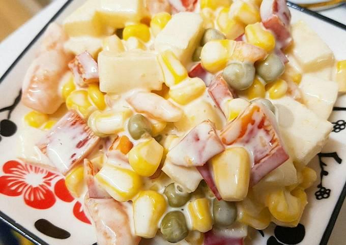 Salad Nga trộn với táo