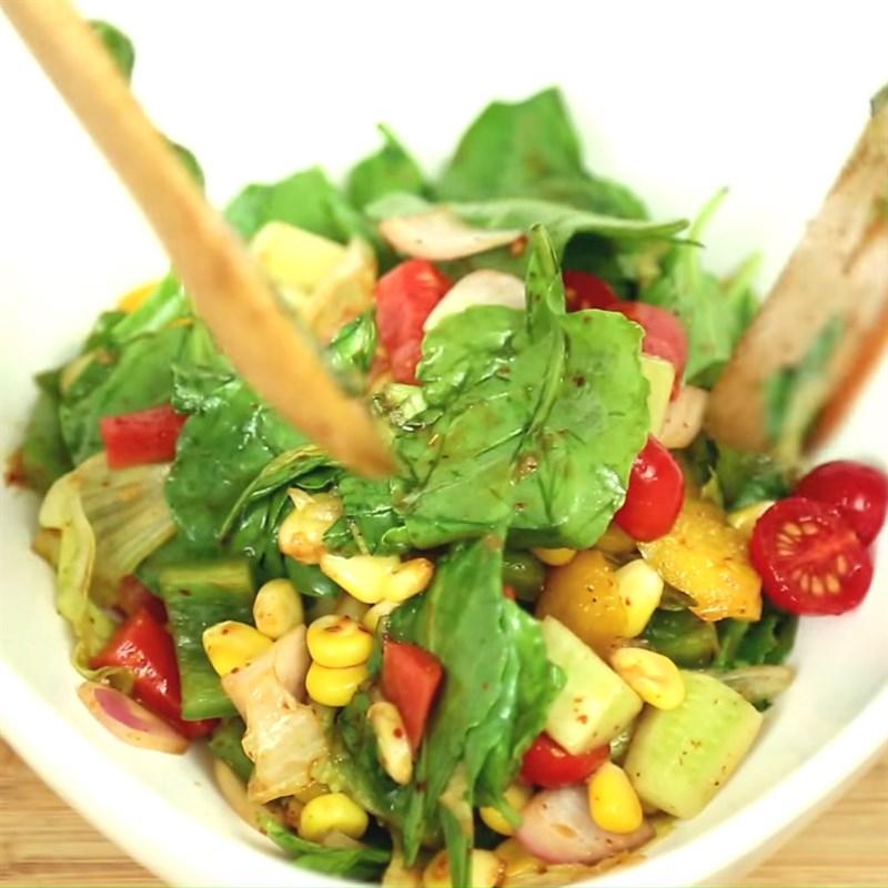 Salad rau bina - cải bó xôi
