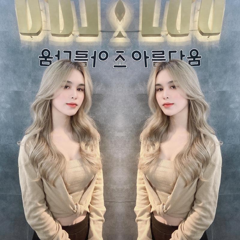 Tóc nhuộm tại Salon Mr.Lưu