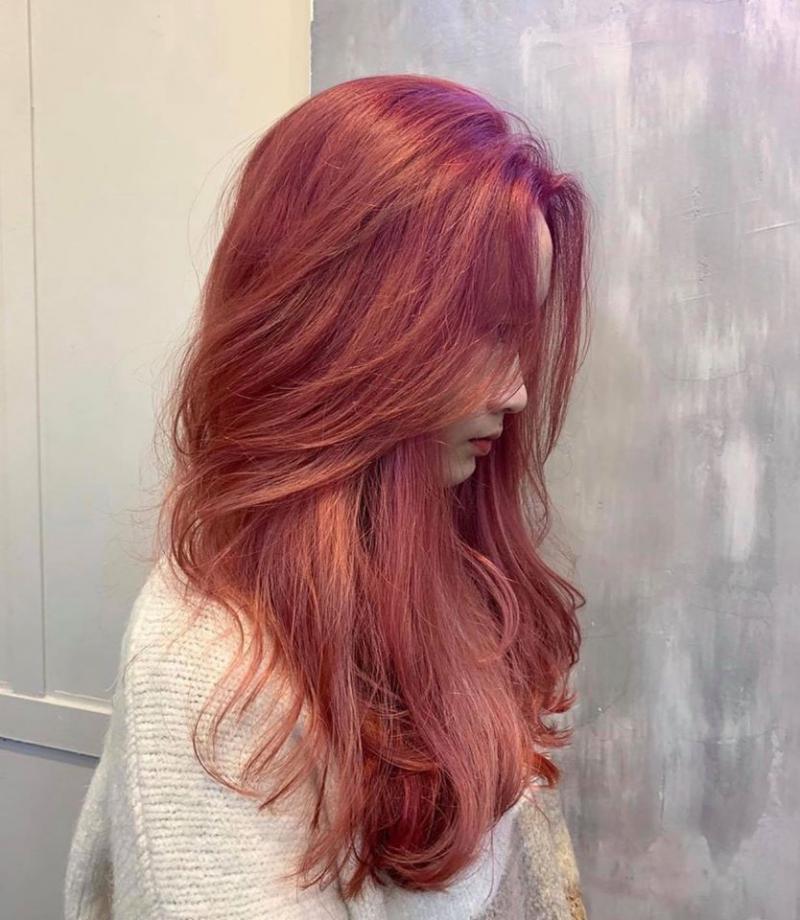 Tóc nhuộm tại Salon Sinh Anh