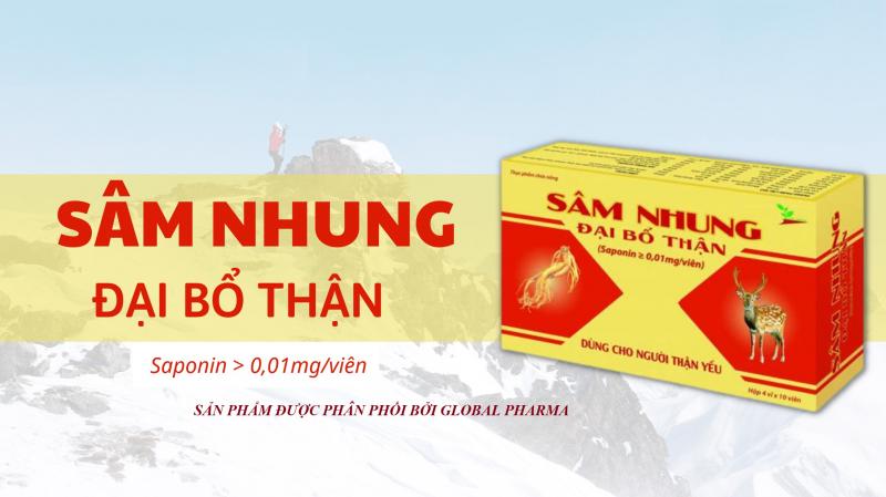 Sâm nhung đại bổ thận Global Pharma