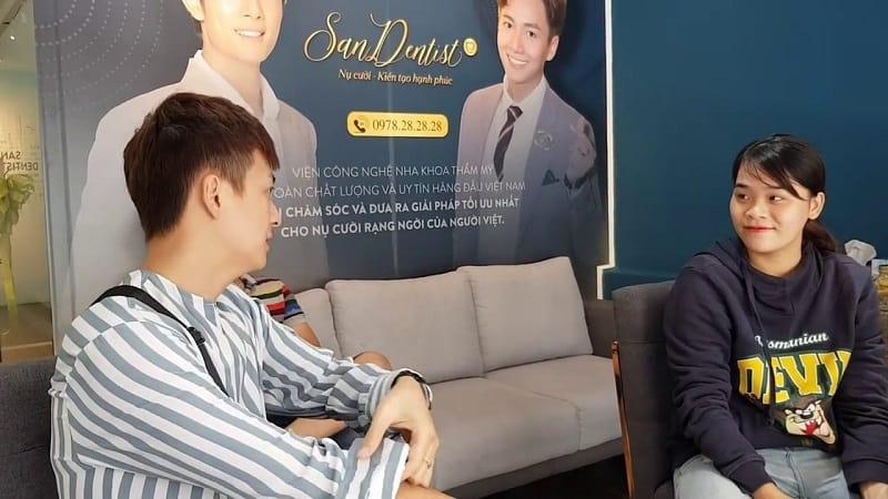 Nha khoa San Dentist của ca sĩ Ngô Kiến Huy và Huỳnh Phương