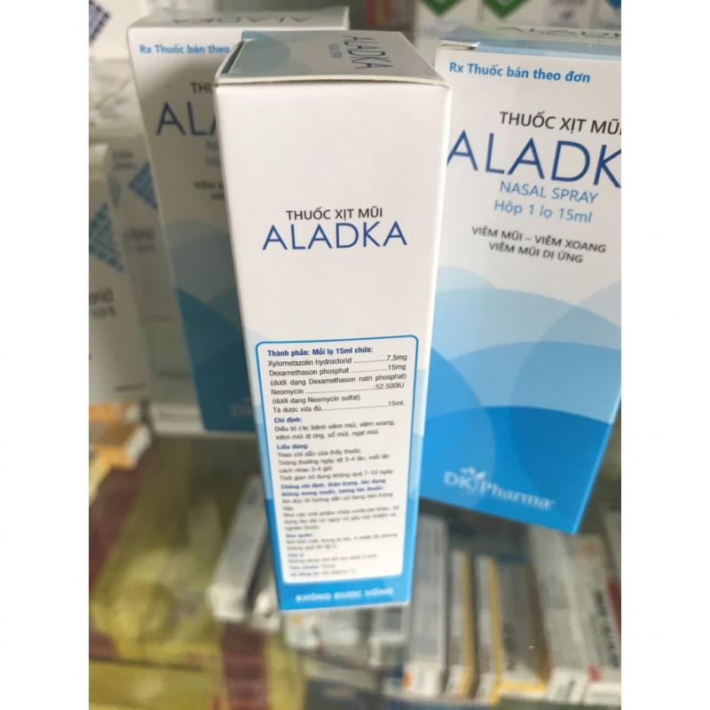 Sản phẩm xịt mũi Aladka