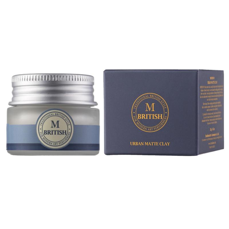 Sáp vuốt tóc British M Urban Matte Clay