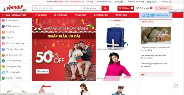 Website của Sendo