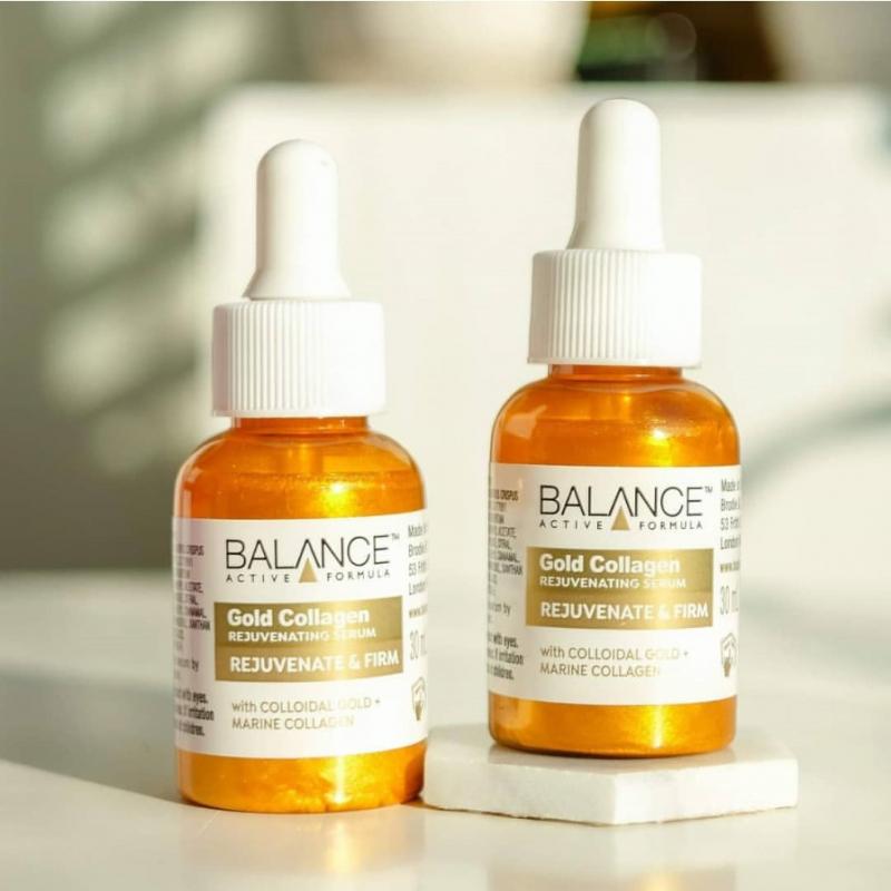 Serum dưỡng căng bóng da, ngừa lão hóa Balance Gold Collagen Rejuvenating Serum 30ml