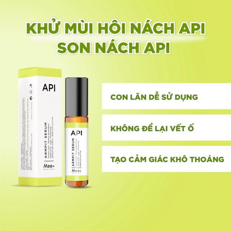 Serum khử mùi hôi nách, son nách API