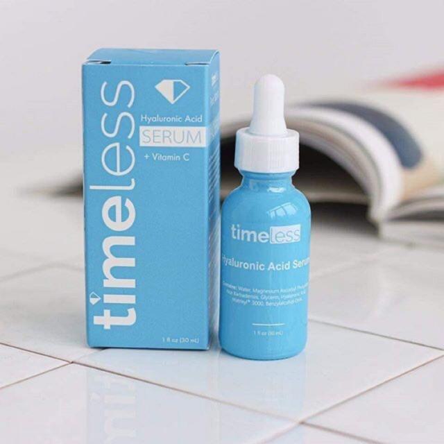 Tinh chất dưỡng ẩm làm sáng da Timeless Hyaluronic Acid + Vitamin C