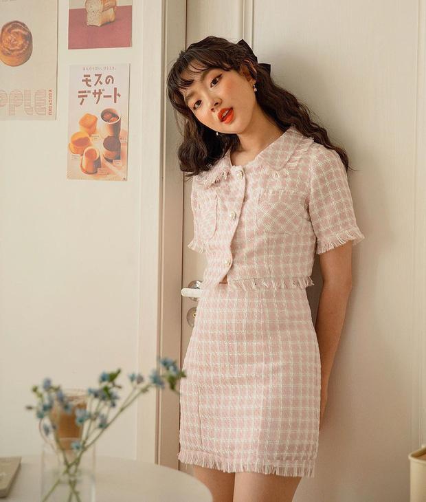 Baggy nơ + áo cổ tim