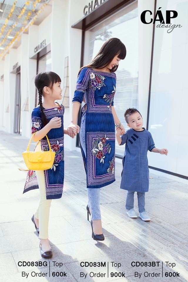 Mẫu áo dài đốn tim các mẹ bỉm sữa của Ceilio