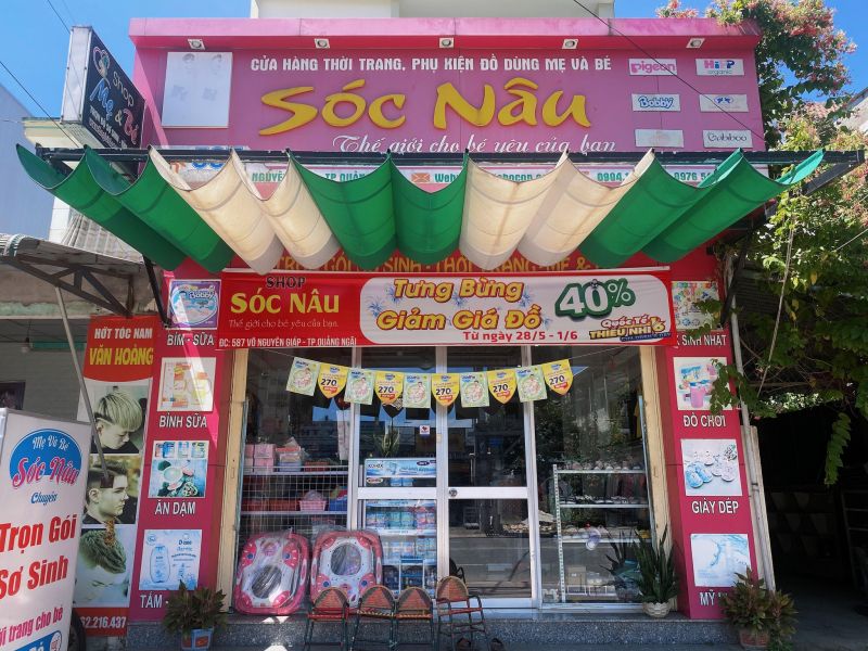 Shop Mẹ và Bé Sóc Nâu