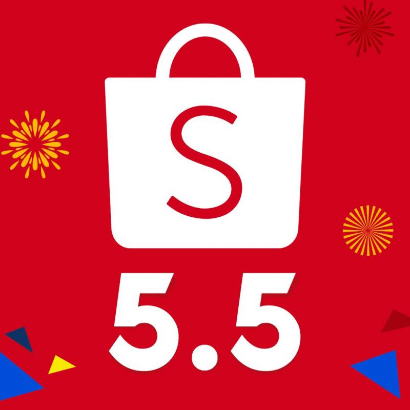 Shopee siêu khuyến mãi mùng 5/5