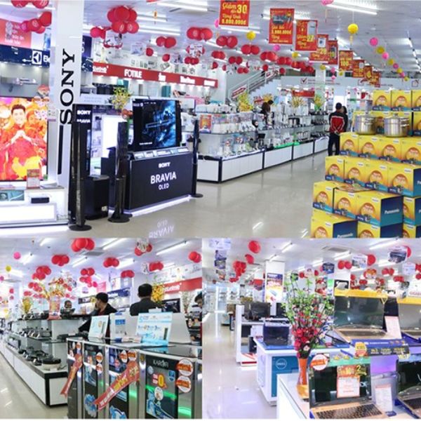 Một số góc trong siêu thị Hồng Hà