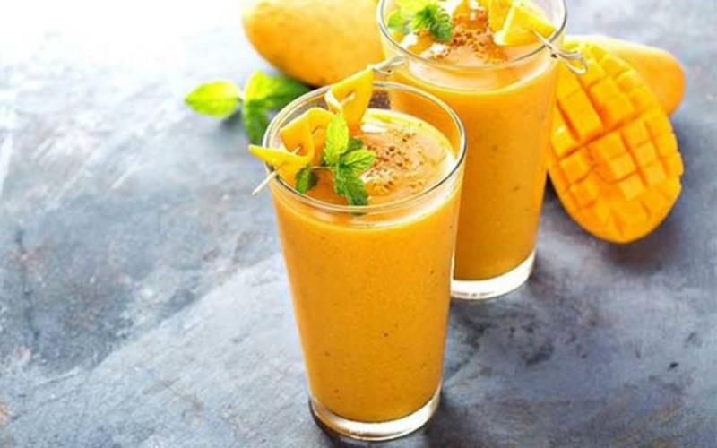 Sinh tố chuối xoài