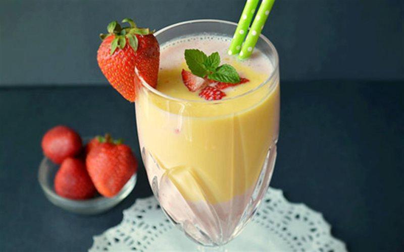 Sinh tố dâu tây, xoài