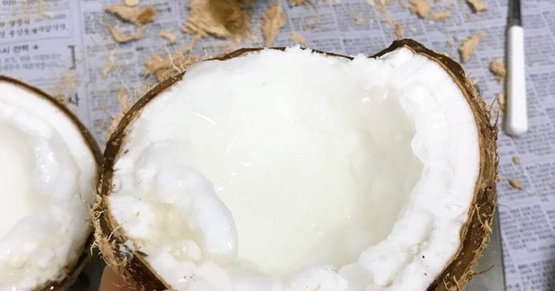 Sinh tố dừa sáp