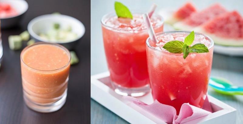 Sinh tố xoài dưa hấu