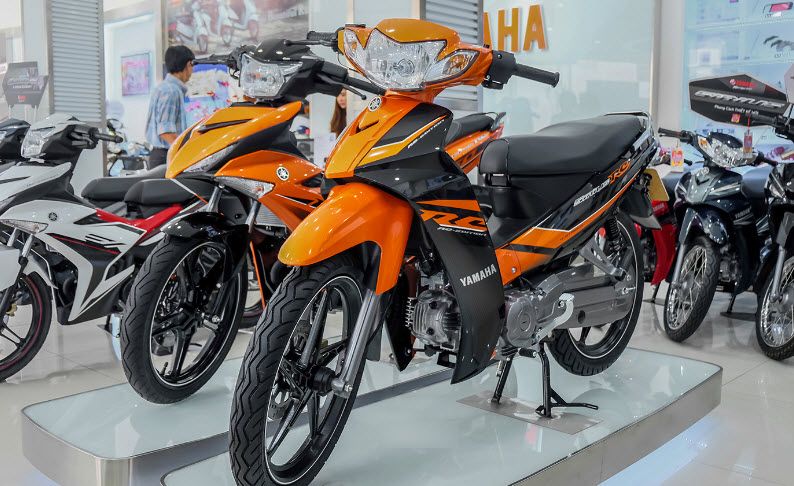 Yamaha Sirius màu vàng trẻ trung, cá tính
