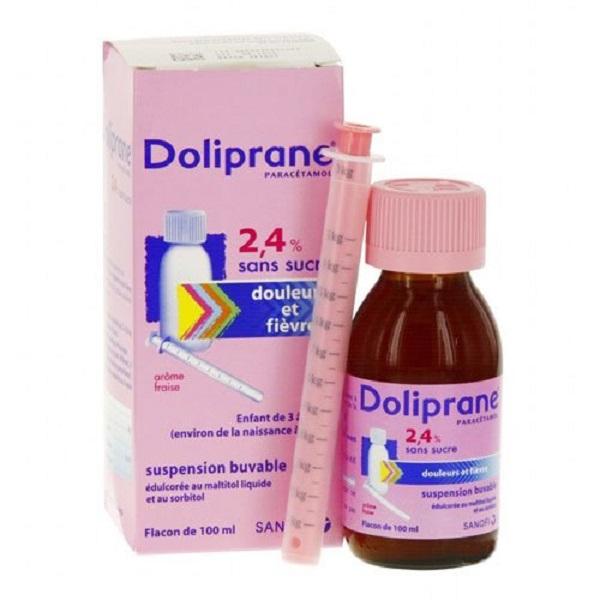 Siro Hạ Sốt Doliprane 2.4%