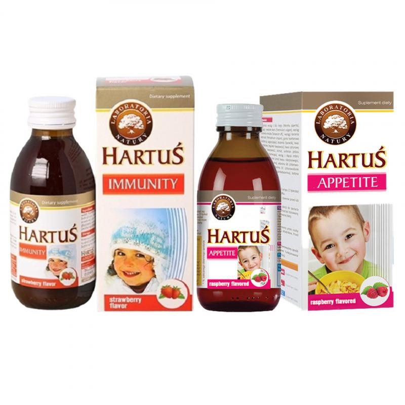 Siro Hartus Immunity hỗ trợ miễn dịch cho trẻ từ 4 tháng tuổi