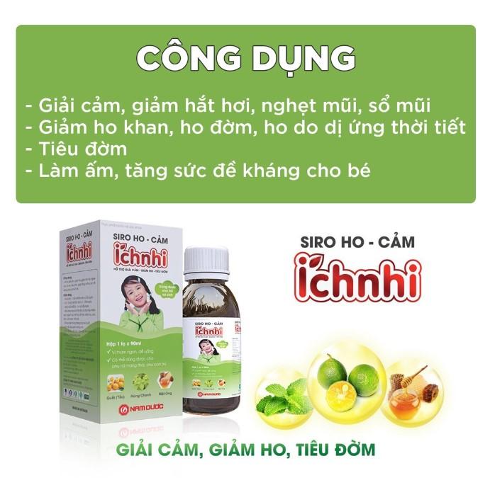 Siro ho cảm Ích Nhi chai 90ml