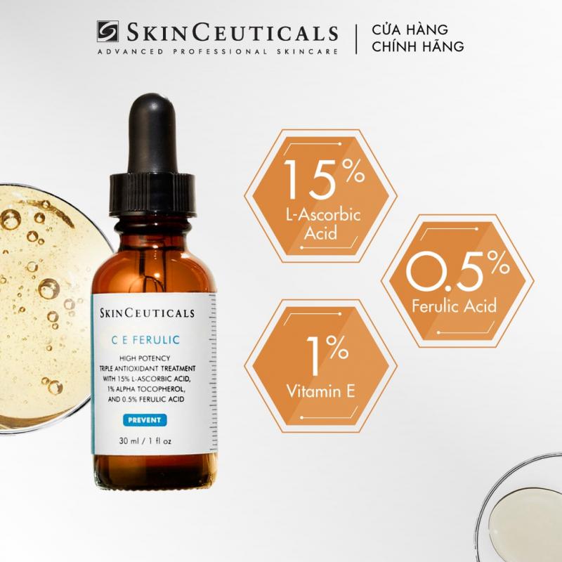 Skinceuticals C E Ferulic giúp làn da trở nên khoẻ mạnh và săn chắc hơn 30ml