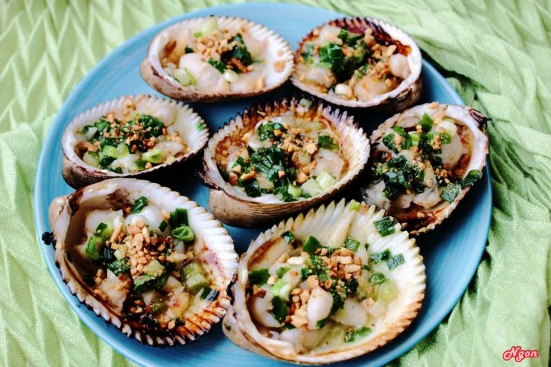 Sò huyết rang muối