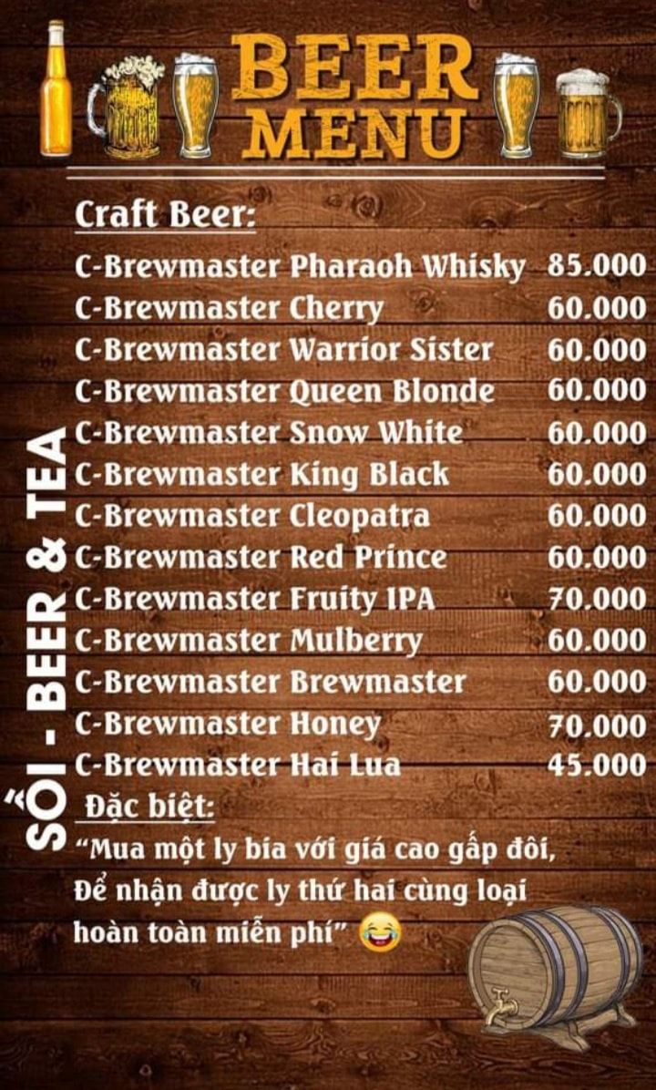Sồi - Beer & Tea