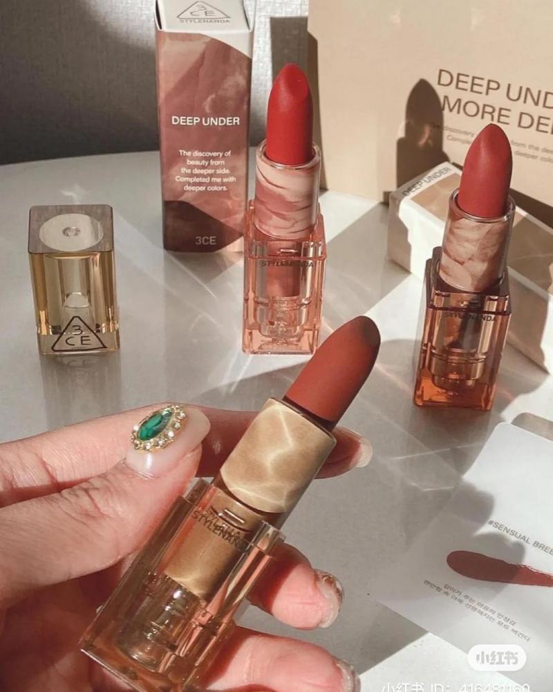 Son thỏi 3CE vỏ trong suốt 3CE Soft Matte Lipstick