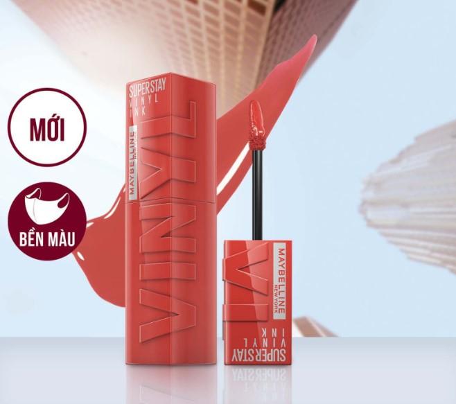 Son bóng bền màu Superstay Vinyl Ink Maybelline New York