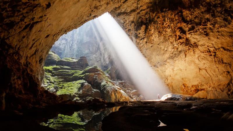 Cổng trời ở trong hang Sơn Đoòng