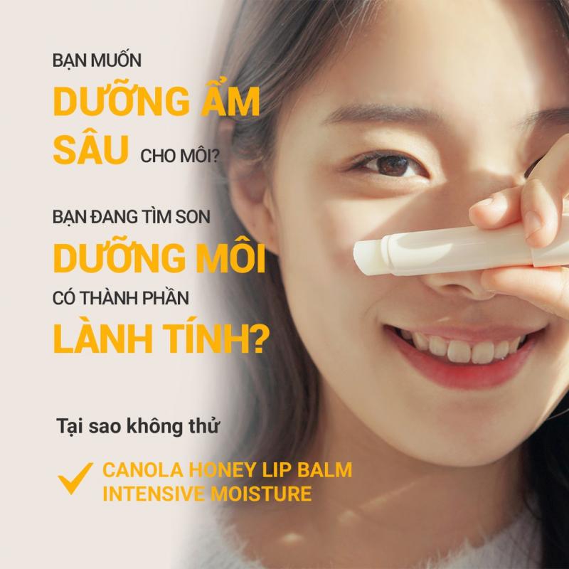 Son dưỡng môi Innisfree Canola Honey Lip Balm Deep Moisture