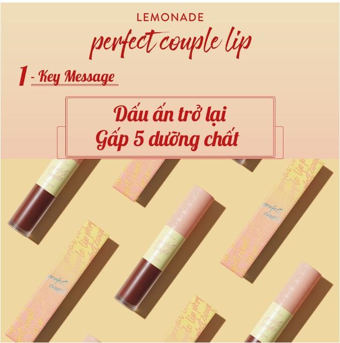 Son kem lì 2 đầu phiên bản mới Lemonade Perfect Couple Lip Ver.2