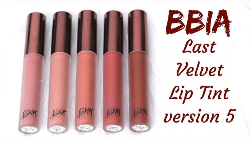 Son kem lì Bbia Last Velvet Lip Tint Version 5