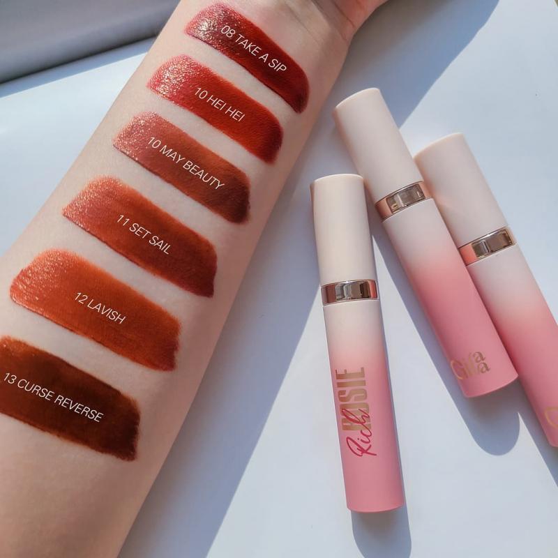 Son kem lì Gilaa long wear lip cream Rich Rosie Collection