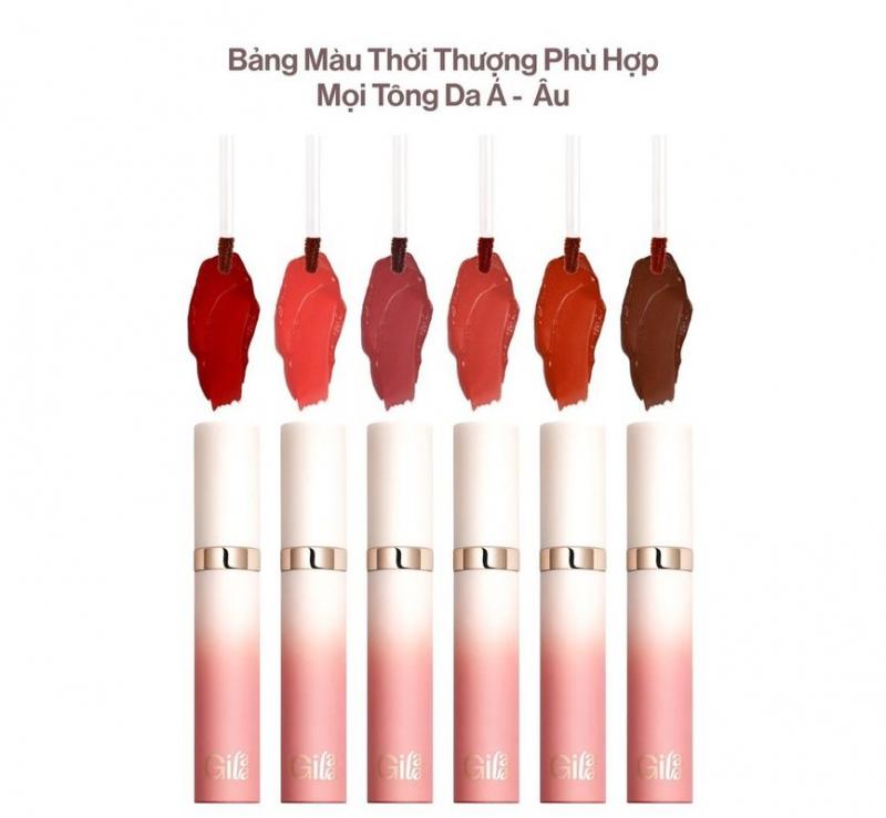 Son kem lì Gilaa long wear lip cream Rich Rosie Collection