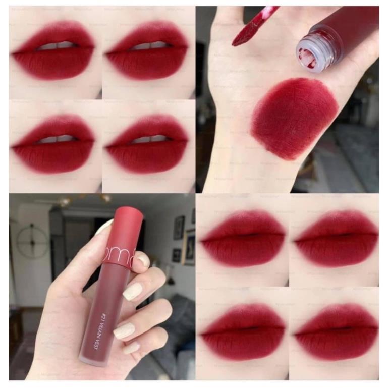 Son kem lì rom&nd Zero Velvet Tint (21 Villain Vest - đỏ mận trầm)