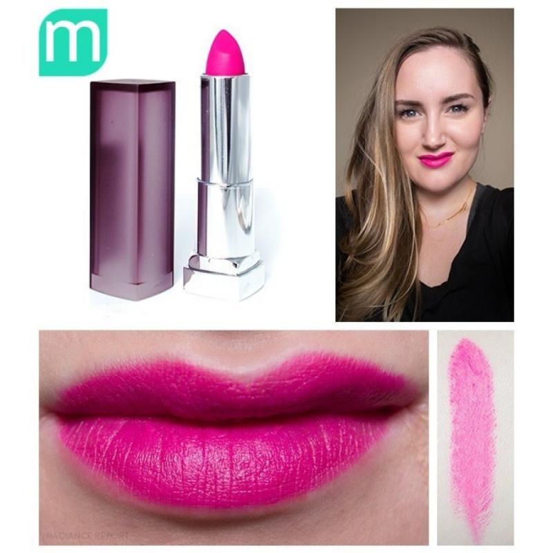 Son Maybelline color sensational creamy matte màu Faint For Fuchsia