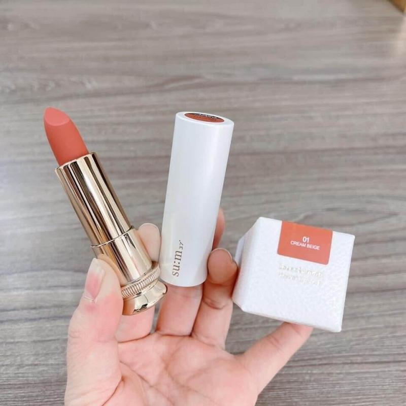 Son nhung lì dưỡng ẩm hoàng kim Su:m37 Losec Summa Velvet Lipstick